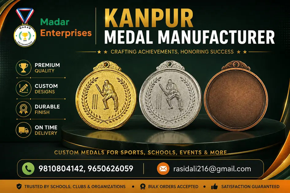 Kanpur medal manufacturer offering custom gold, silver and bronze medals – Madar Enterprises